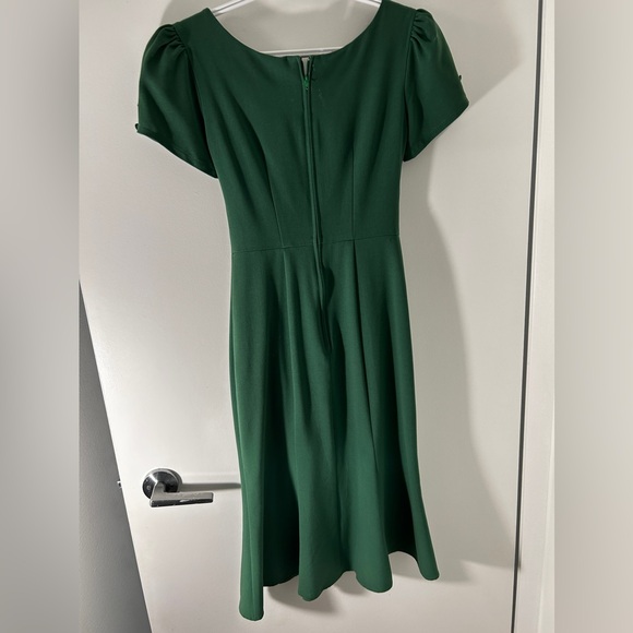 Stop Staring Vintage Green Pinup Dress - Size S - Picture 2 of 4